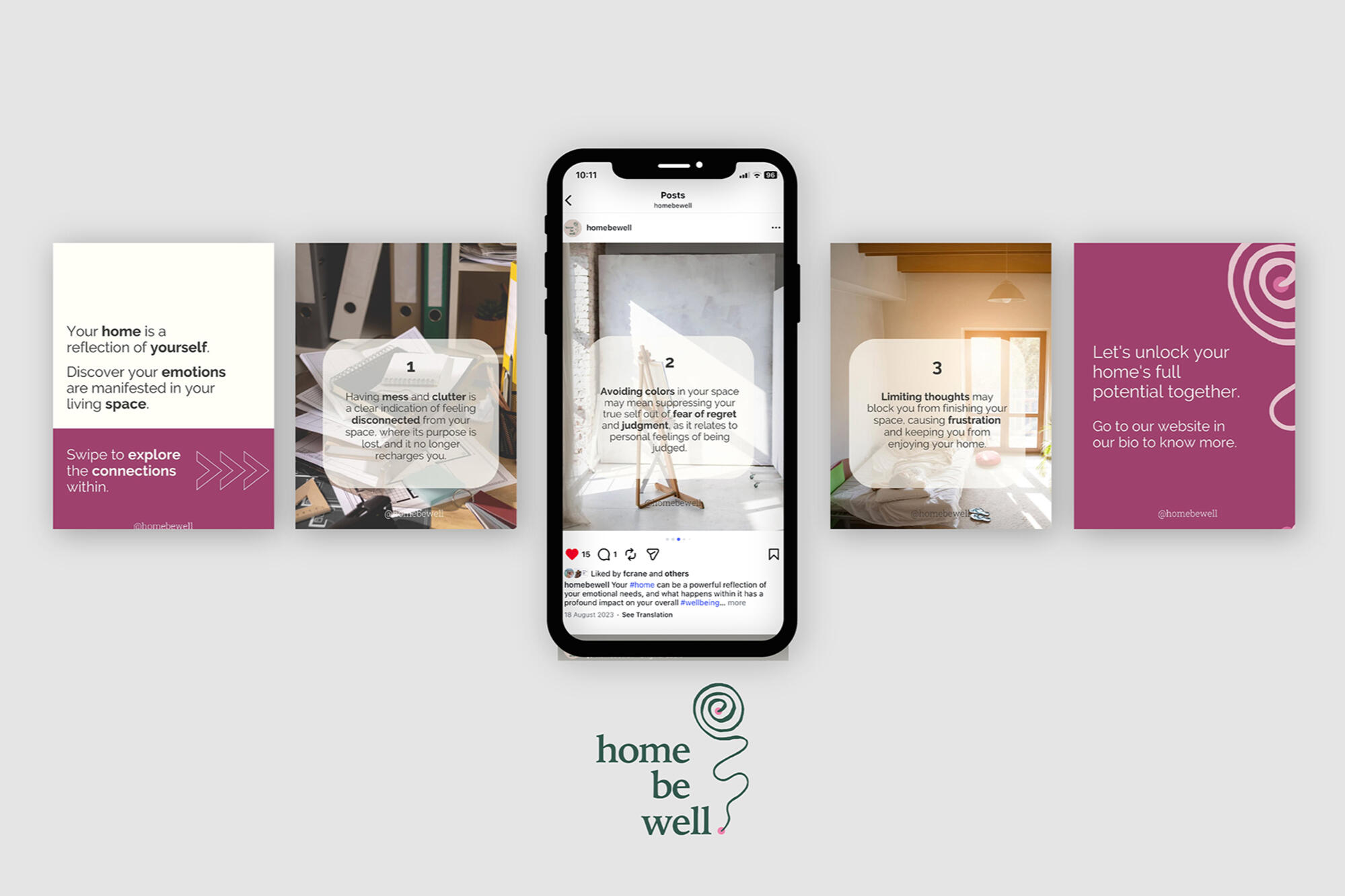 Home Be Well — Brand Identity | Digital Presence