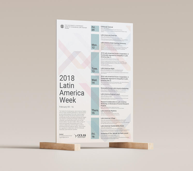 CCLAS Latin America Week Poster — Brand Identity | Communication Design